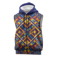 Kolose-Tuvalu Crochet Sleeveless Zip Hoodie with Polynesian and Pacific Tattoos - Polynesian Pride
