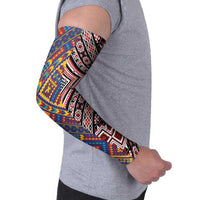 Tuvaluan and New Zealand Culture Arm Sleeves The Art of Kolose and Taniko LT03 - Polynesian Pride