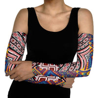 Tuvaluan and New Zealand Culture Arm Sleeves The Art of Kolose and Taniko LT03 - Polynesian Pride