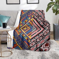 Tuvaluan and New Zealand Culture Blanket The Art of Kolose and Taniko LT03 - Polynesian Pride