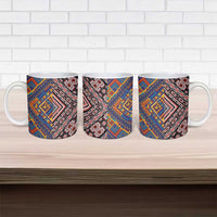 Tuvaluan and New Zealand Culture Ceramic Mug The Art of Kolose and Taniko LT03 - Polynesian Pride