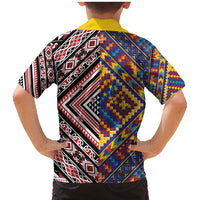 Tuvaluan and New Zealand Culture Family Matching Mermaid Dress and Hawaiian Shirt The Art of Kolose and Taniko - Polynesian Pride