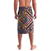 Tuvaluan and New Zealand Culture Lavalava The Art of Kolose and Taniko LT03 - Polynesian Pride