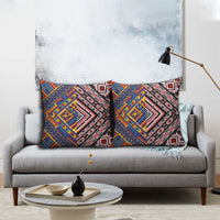 Tuvaluan and New Zealand Culture Pillow Cover The Art of Kolose and Taniko LT03 - Polynesian Pride