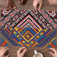 Tuvaluan and New Zealand Culture Puzzle The Art of Kolose and Taniko LT03 - Polynesian Pride