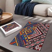 Tuvaluan and New Zealand Culture Puzzle The Art of Kolose and Taniko LT03 - Polynesian Pride