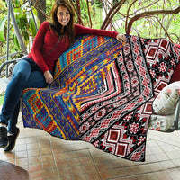 Tuvaluan and New Zealand Culture Quilt The Art of Kolose and Taniko LT03 - Polynesian Pride