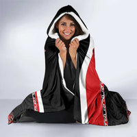 New Zealand Meri Kirihimete Hooded Blanket Christmas Tui Bird and Kea Bird - Haka Santa with Maori Koru Art Pattern LT03 - Polynesian Pride