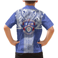 Tonga Apifoou School Family Matching Mermaid Dress and Hawaiian Shirt Ngatu and Polynesian Pattern LT03 - Polynesian Pride