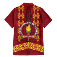 Tonga Beulah College Family Matching Mermaid Dress and Hawaiian Shirt Ngatu and Polynesian Pattern LT03 - Polynesian Pride