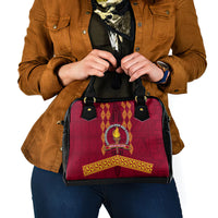 Tonga Beulah College Shoulder Handbag Ngatu and Polynesian Pattern LT03 - Polynesian Pride