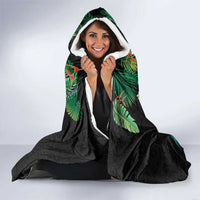 Hawaiian Alohawaii Hooded Blanket Tribal Sea Animals Tattoo and Tropical Plants LT03 - Polynesian Pride