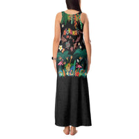 Hawaiian Alohawaii Tank Maxi Dress Tribal Sea Animals Tattoo and Tropical Plants LT03 - Polynesian Pride