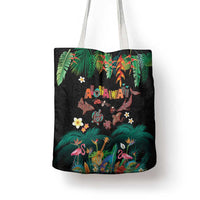 Hawaiian Alohawaii Tote Bag Tribal Sea Animals Tattoo and Tropical Plants LT03 - Polynesian Pride