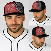 Aotearoa Toitu Te Tiriti Baseball Net Cap Taniwha Tribal Motifs