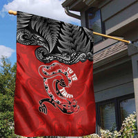 Aotearoa Toitu Te Tiriti Garden Flag Taniwha Tribal Motifs