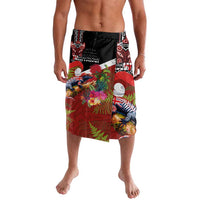 Aotearoa Toitu Te Tiriti Lavalava Waitangi-Honour The Treaty NZ Tuatara and Plants LT03 Multicolor - Polynesian Pride