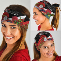Aotearoa Toitu Te Tiriti Neck Gaiter Waitangi-Honour The Treaty NZ Tuatara and Plants LT03 - Polynesian Pride