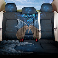 New Zealand Maori Matariki Back Car Seat Cover Hongi Kiwi Bird and Silver Fern LT03 One Size Blue - Polynesian Pride
