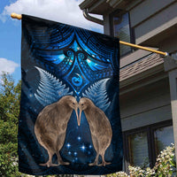 New Zealand Maori Matariki Garden Flag Hongi Kiwi Bird and Silver Fern LT03 - Polynesian Pride