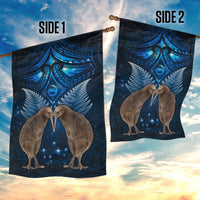 New Zealand Maori Matariki Garden Flag Hongi Kiwi Bird and Silver Fern LT03 - Polynesian Pride