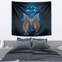 New Zealand Maori Matariki Tapestry Hongi Kiwi Bird and Silver Fern LT03 - Polynesian Pride