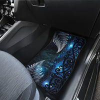 New Zealand Matariki Car Mats The Tribal Maori Face and Silver Fern LT03 - Polynesian Pride