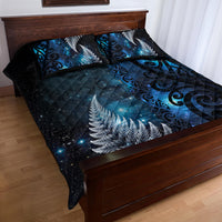 New Zealand Matariki Quilt Bed Set The Tribal Maori Face and Silver Fern LT03 - Polynesian Pride