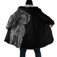 Hawaiian Traditional Tattoos Cloak Kakau Tribal Tropical Plant Motif Black Color LT03 - Polynesian Pride