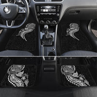 Hawaiian Kakau Tribal Sea Animals Tattoos Car Mats Black Color