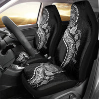 Hawaiian Kakau Tribal Sea Animals Tattoos Car Seat Cover Black Color LT03 - Polynesian Pride