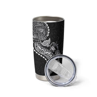 Hawaiian Kakau Tribal Sea Animals Tattoos Tumbler Cup Black Color LT03 - Polynesian Pride