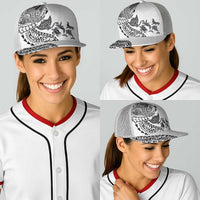 Hawaiian Kakau Tribal Sea Animals Tattoos Baseball Net Cap White Color