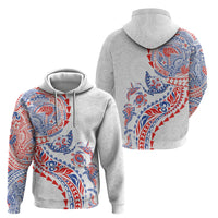 Hawaiian Kakau Tribal Sea Animals Tattoos Hoodie Hawaii Flag Color Inspired LT03 - Polynesian Pride