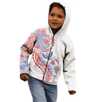 Hawaiian Kakau Tribal Sea Animals Tattoos Kid Hoodie Hawaii Flag Color Inspired LT03 - Polynesian Pride