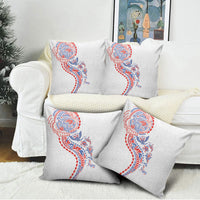 Hawaiian Kakau Tribal Sea Animals Tattoos Pillow Cover Hawaii Flag Color Inspired LT03 - Polynesian Pride