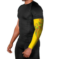 Hawaiian Kakau Tribal Sea Animals Tattoos Arm Sleeves Kanaka Maoli Flag Color Inspired LT03 - Polynesian Pride