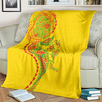 Hawaiian Kakau Tribal Sea Animals Tattoos Blanket Kanaka Maoli Flag Color Inspired LT03 - Polynesian Pride