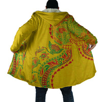 Hawaiian Kakau Tribal Sea Animals Tattoos Cloak Kanaka Maoli Flag Color Inspired LT03 - Polynesian Pride