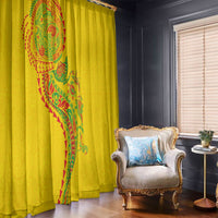 Hawaiian Kakau Tribal Sea Animals Tattoos Window Curtain Kanaka Maoli Flag Color Inspired LT03 - Polynesian Pride