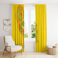 Hawaiian Kakau Tribal Sea Animals Tattoos Window Curtain Kanaka Maoli Flag Color Inspired LT03 - Polynesian Pride