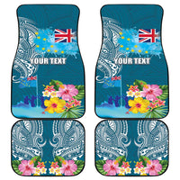 Personalised Tuvalu Independence Day Car Mats Tuvaluan Tribal Flag Style