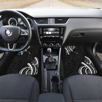 Traditional Art Hawaiian Kakau Tattoos Car Mats White - Polynesian Pride