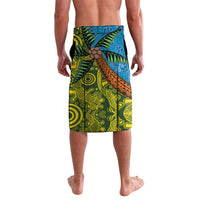 Tuvalu and Australia Together Lavalava Tapa Pattern and Aboriginal mix Culture LT03 - Polynesian Pride