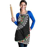 Fiji Hibiscus Apron Tapa Masi Motifs with Tropical Plants LT03 - Polynesian Pride