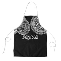 Samoa Traditional Tattoo Apron Tribal Tatau Pattern LT03 Black - Polynesian Pride