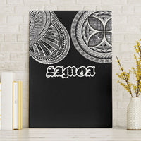 Samoa Traditional Tattoo Canvas Wall Art Tribal Tatau Pattern LT03 Without Frame Black - Polynesian Pride