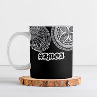 Samoa Traditional Tattoo Ceramic Mug Tribal Tatau Pattern LT03 Black - Polynesian Pride