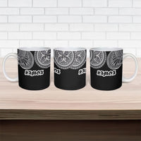 Samoa Traditional Tattoo Ceramic Mug Tribal Tatau Pattern LT03 - Polynesian Pride