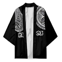 Samoa Traditional Tattoo Kimono Tribal Tatau Pattern LT03 Unisex Black - Polynesian Pride